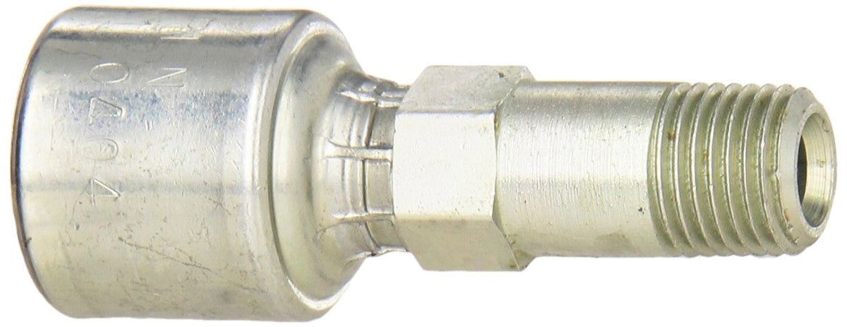 Gates G25101-0404 MegaCrimp Couplings, Male Pipe Long Nose, Zinc