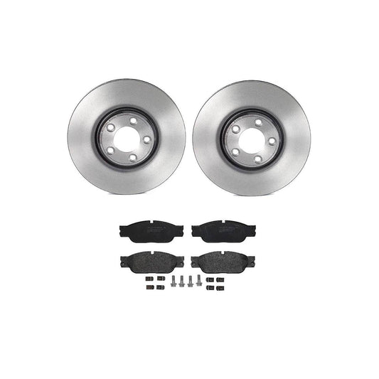 BREMBO KT04193 Brembo KT Series Premium Brake Kit (KT04193) for Jaguar Vanden Plas 2004-2005, XJ8 2004-2005 | High-Performance Brake Pads & Rotors | Direct OE Replacement