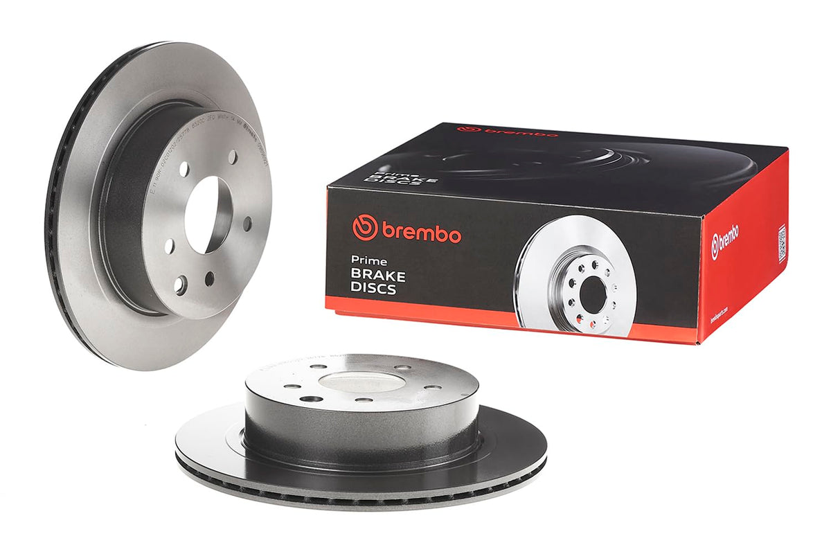 BREMBO 09896921C02 Brembo 09.8969.21 UV Coated vented Rear Brake Rotor DONGFENG FENGDU/INFINITI/NISSAN/NISSAN (DFAC)/RENAULT/RENAULT (DFAC)/VENUCIA OE# 432068H305