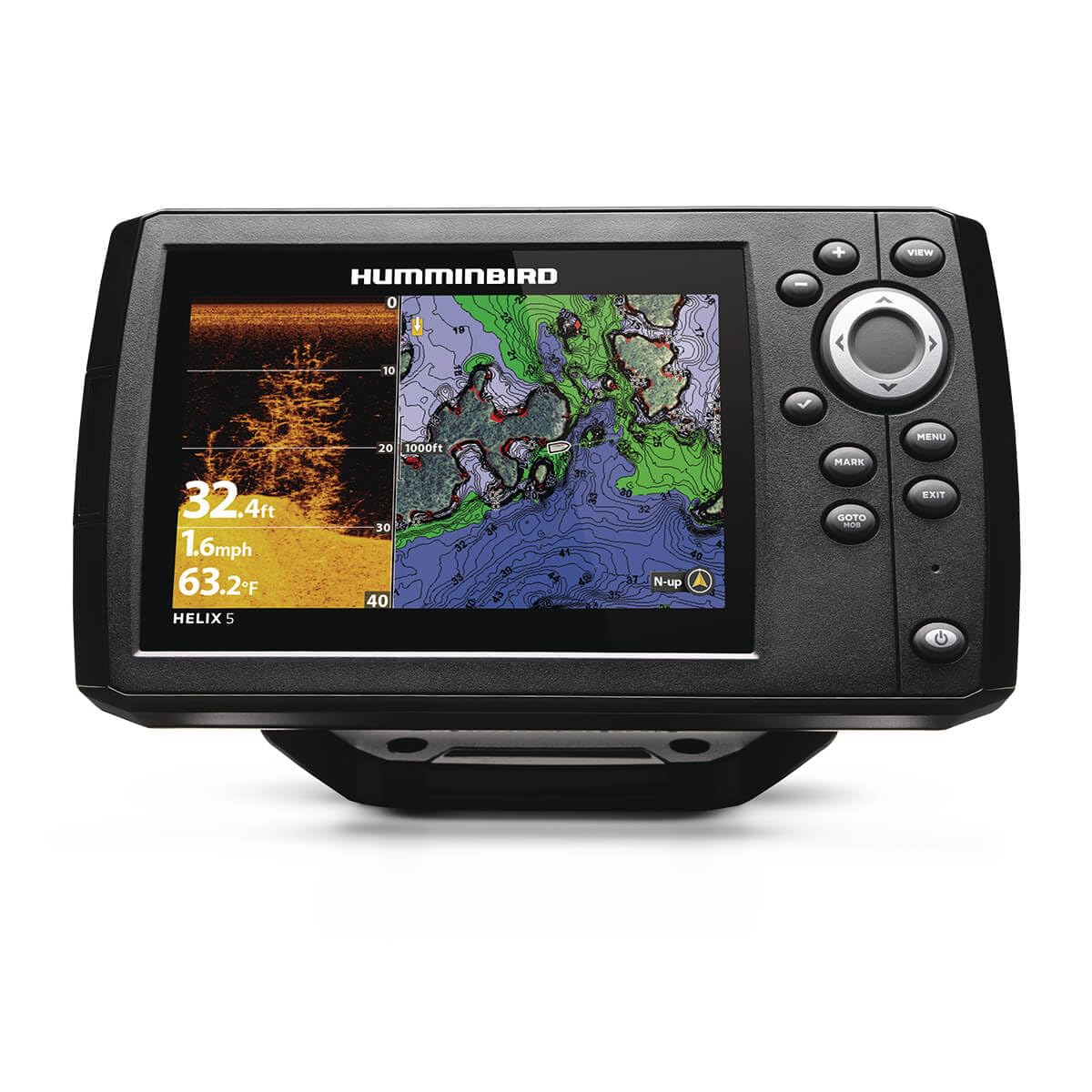 HUMMINBIRD 411670-1 Humminbird Helix 5 G3 GPS Fish Finder with Transducer, Dual Spectrum Chirp Sonar & Down Imaging