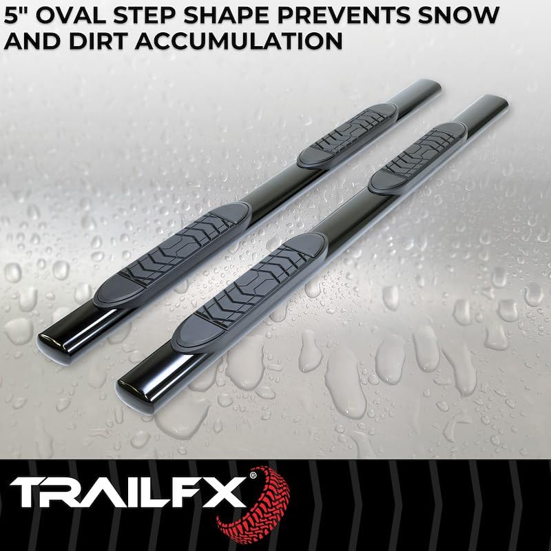 TRAILFX A7003B Trailfx A7003B 5'' OVAL STRAIGHT BAR BLK