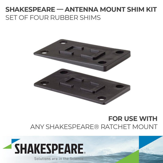 SHAKESPEARE 414 Shakespeare Rubber Shim Kit for Ratchet Mnts Shakespeare 414 Rubber Shim Kit for Ratchet Mnts,black