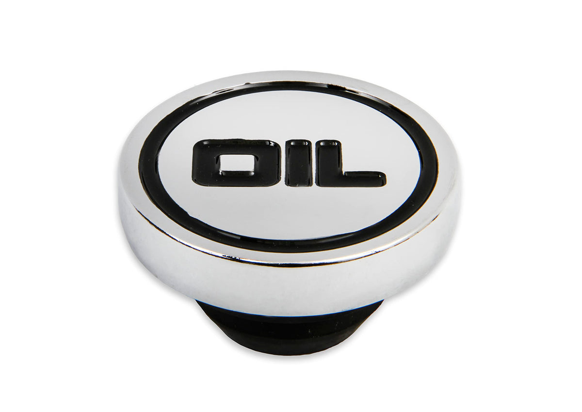 MR GASKET 9815 Mr. Gasket Oil Filler Plug Push-On, Chrome