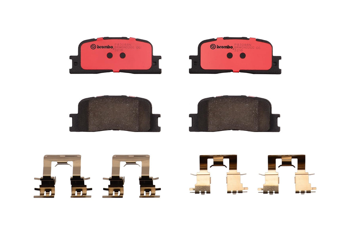 BREMBO P83088N Brembo P83088N Premium Ceramic Rear Disc Brake Pad Set CHERY/LEXUS/RELY/TOYOTA OE# 0446606010