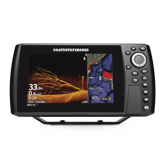 HUMMINBIRD 411640-1 Humminbird Helix 7 G4N GPS Fish Finder with Dual Spectrum Chirp Sonar & MEGA Down Imaging