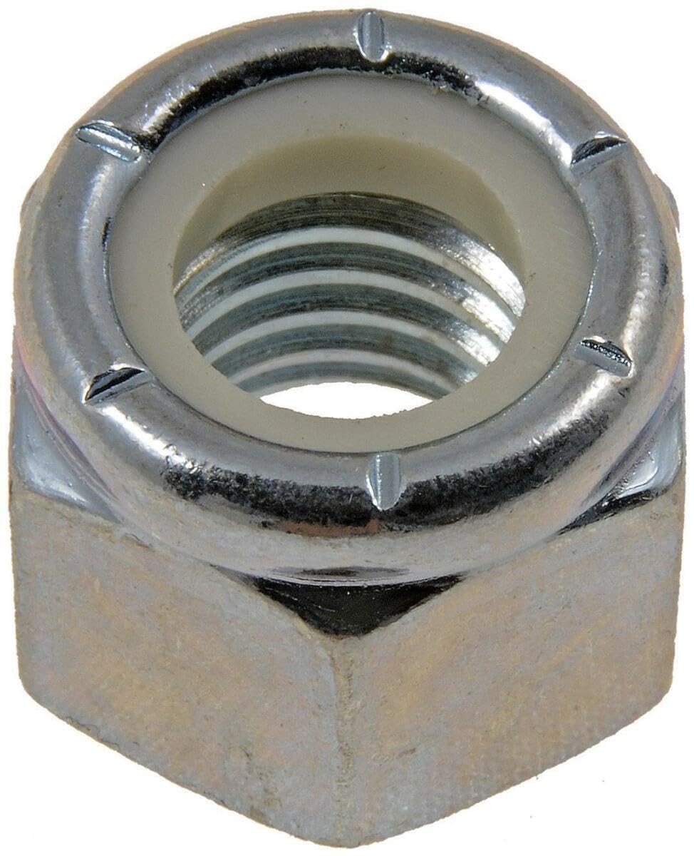 DORMAN 784-762 Dorman 784-762: Hex Lock Nuts with Nylon Ring-Grade 2- Thread Size1/2-13 in,Height19/32In.