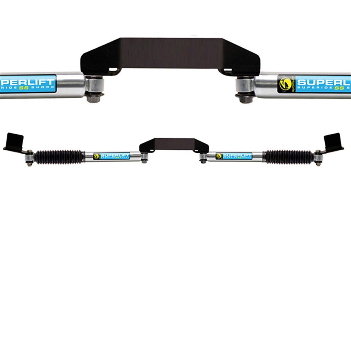 Superlift Suspension 92730 RealTruck SUPERLIFT SUSPENSION Dual Steering Stabilizer Kit for Ford F-250/F-350 – Bilstein 5100 Series Cylinders – 92730 – Fits 2005-2022 Ford F-250 / F-350 4WD with 3" or More Lift