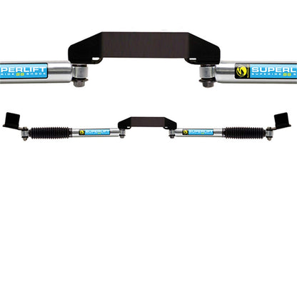 Superlift Suspension 92730 RealTruck SUPERLIFT SUSPENSION Dual Steering Stabilizer Kit for Ford F-250/F-350 – Bilstein 5100 Series Cylinders – 92730 – Fits 2005-2022 Ford F-250 / F-350 4WD with 3" or More Lift