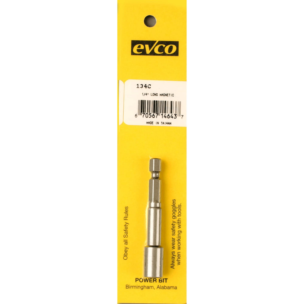 AP PRODUCTS 009-134C AP Products (009134C 1/4" x 2-9/16" Magnetic Bit