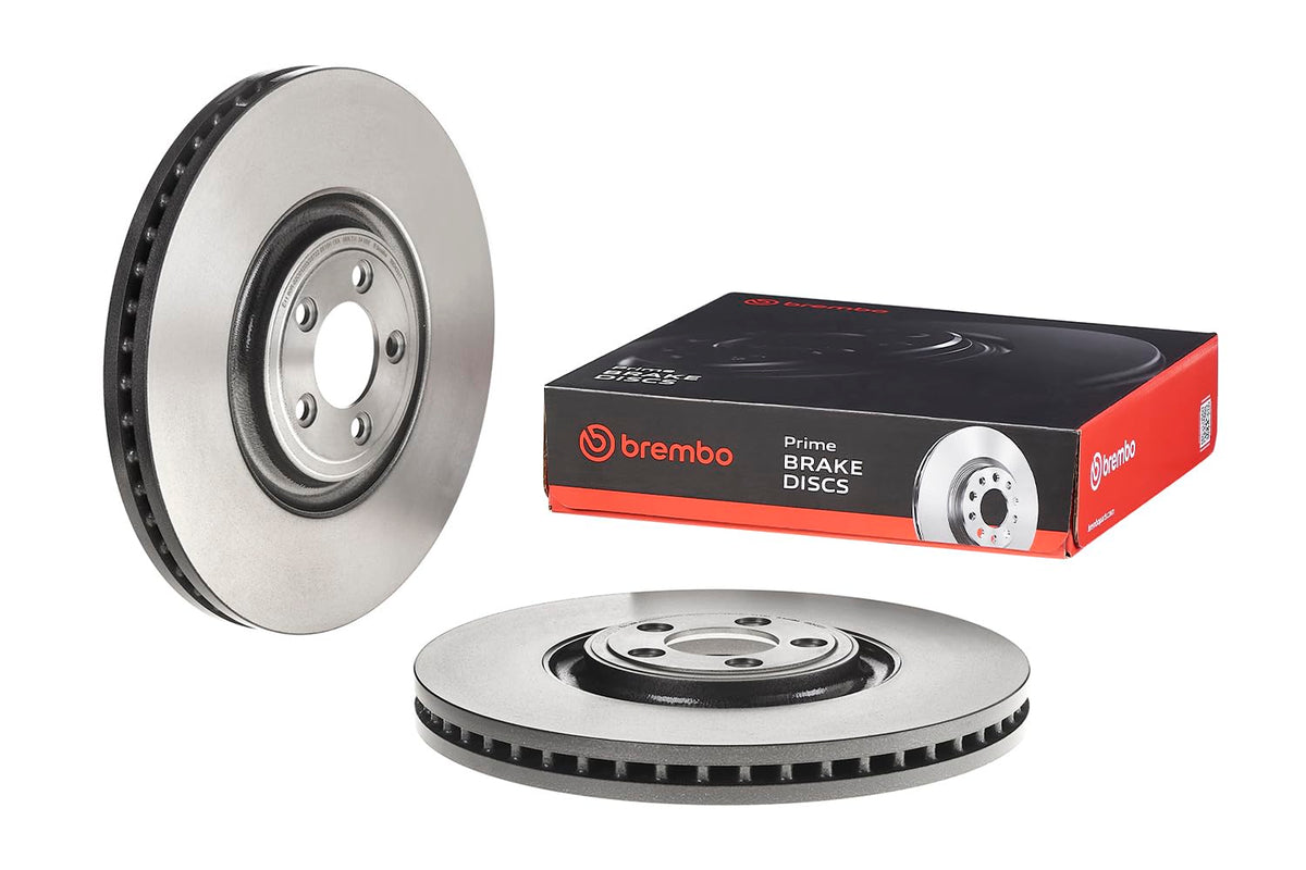 BREMBO 09D43311C02 Brembo 09.D433.11 UV Coated Pillar Vented Front Brake Rotor JAGUAR OE# T2R5940