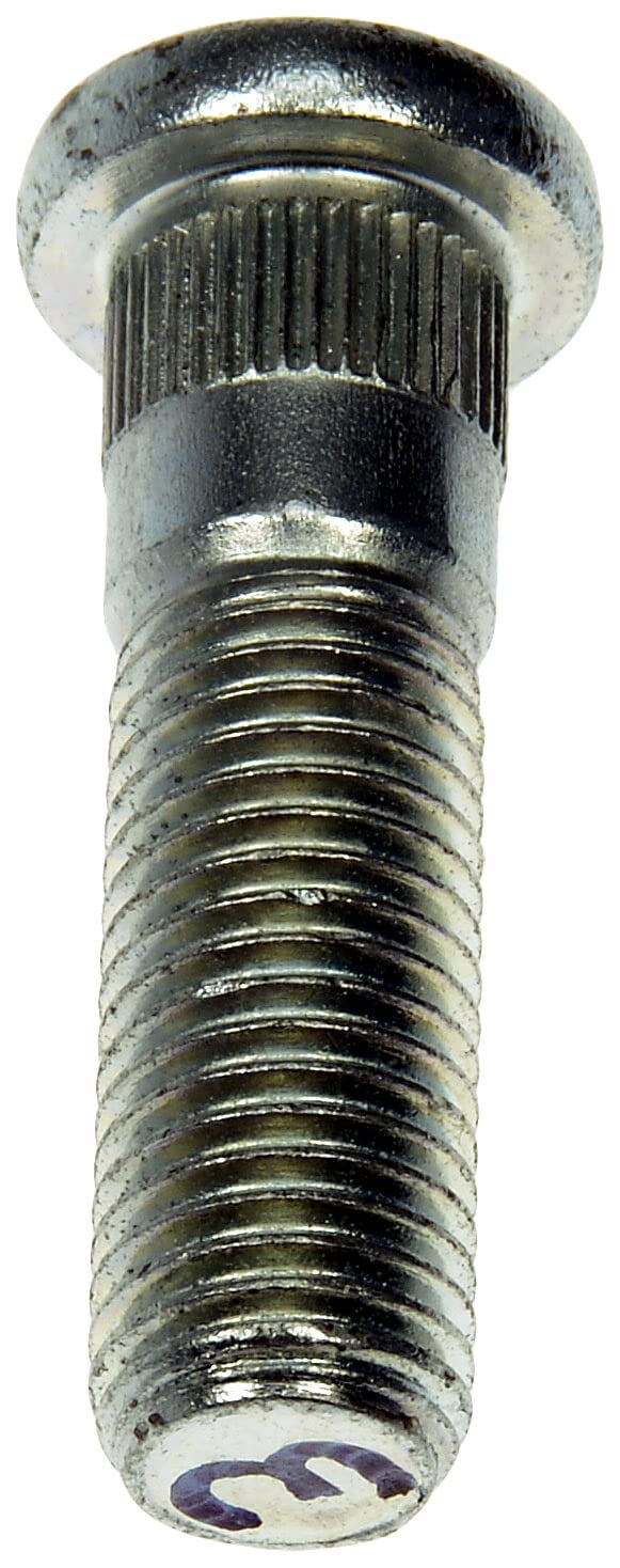 DORMAN 610-657 Dorman 610-657 M12-1.50 Serrated Wheel Stud - 12.88 mm Knurl, 47.80 mm Length Compatible with Select Mazda Models, 10 Pack (Made in USA)