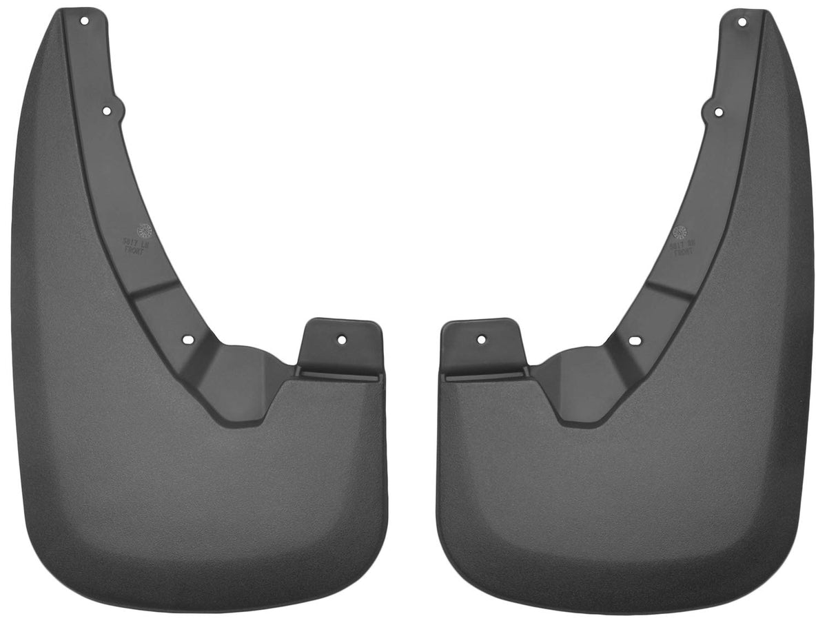 Husky Liners 58171 Husky Liners Custom Mud Guards – Fits 2009-2024 Dodge Ram 1500 (19-24 Classic Body) 2010-2018 Dodge Ram 2500/3500, w/Out OEM Fender Flares – Front Set, 2-pc Black - 58171