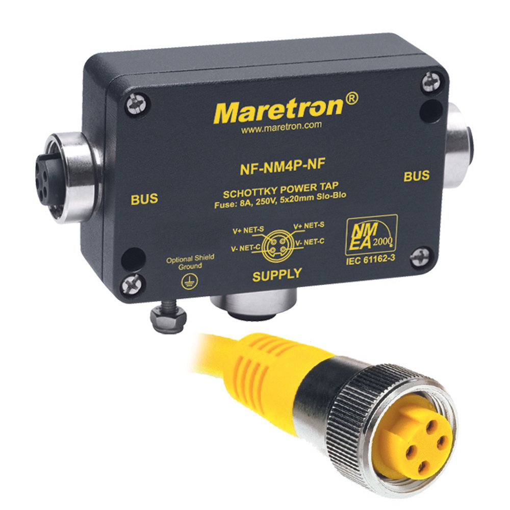 MARETRON NF-NM4P-NF Maretron NF-NM4P-NF MINI POWERTAP W/FUSE FEMALETOFEMALE