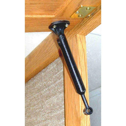 RV DESIGNER H277 RV Designer H277, Door Support Strut, Plastic, Spring-Loaded, 6-1/4 inch, 2 Per Pack, Cabinet Hardware , Black