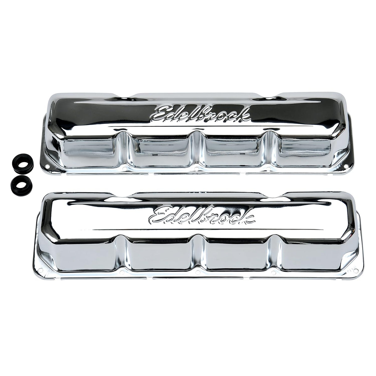EDELBROCK 4431 Edelbrock 4431 Signature Series Chrome Valve Covers - Set of 2