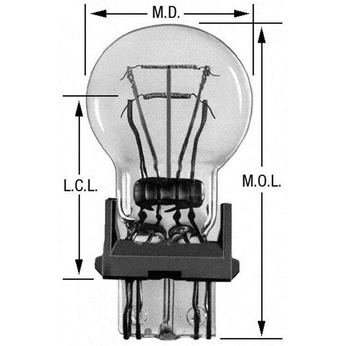 WAGNER 3357NA Wagner Lighting 3357NA Standard Multi-Purpose Light Bulb Box of 10