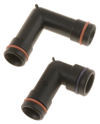 DORMAN 47065 Dorman 47065 Heater Hose Fittings With O-Rings - Plastic Compatible with Select Models, 2 Pack