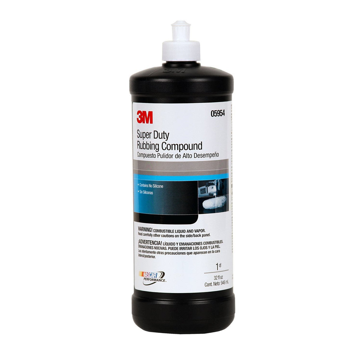 3M 05954 3M Super Duty Rubbing Compound, 05954, 1 Quart