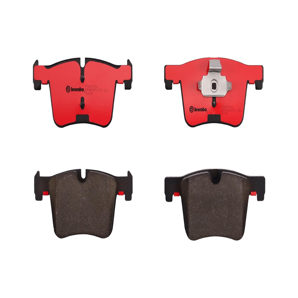 BREMBO P06075N Brembo P06075N Premium Ceramic Front Disc Brake Pad Set BMW OE# 34106859181