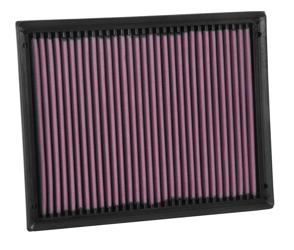 K&N FILTER 33-3086 K&N High-Flow Original Lifetime Engine Air Filter: Increase Power: Premium, Washable: Compatible with 2015-2024 Ford/Volkswagen: Endeavour, Everest, Ranger, Ranger Raptor, Amarok, 33-3086