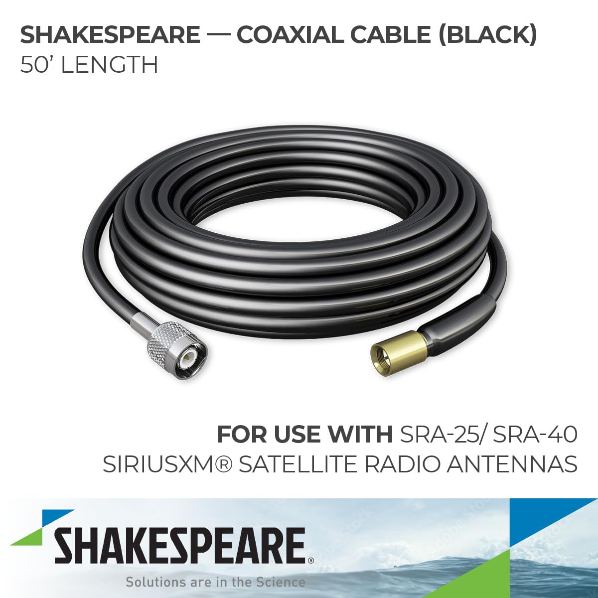 SHAKESPEARE SRC-50 Shakespeare SRC-50 50' RG-58 Cable Kit for SRA-12 & SRA-30