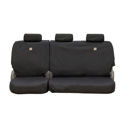 Covercraft SSC8497COBK Covercraft Carhartt Super Dux SeatSaver Custom Seat Covers – SSC8497COBK – 2nd Row 60/40 Bench Seat – Compatible with 2019-2022 Ford F-250/F-350 Crew Cab – Black