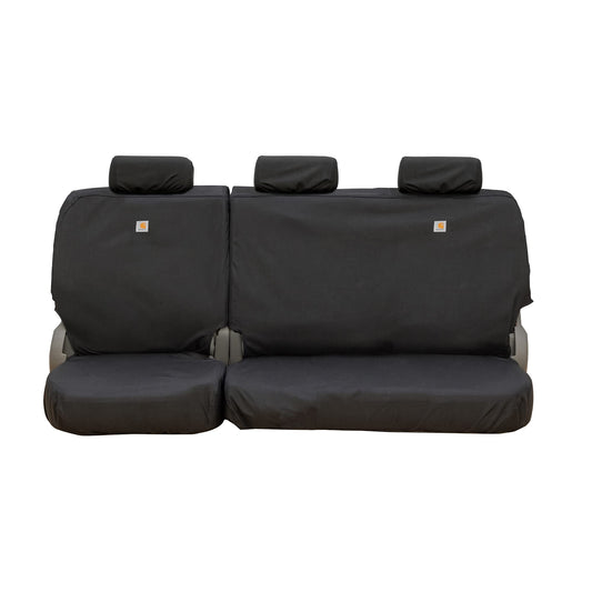Covercraft SSC8497COBK Covercraft Carhartt Super Dux SeatSaver Custom Seat Covers – SSC8497COBK – 2nd Row 60/40 Bench Seat – Compatible with 2019-2022 Ford F-250/F-350 Crew Cab – Black
