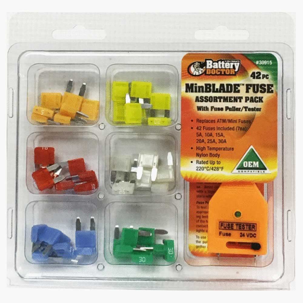 Wirthco 30915 Battery Doctor Low Profile Fuse Kit with Puller