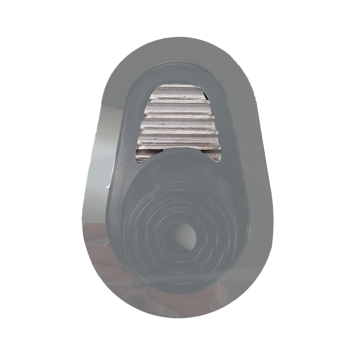 BORGESON 32561918-5 Teardrop Boot Insert with Finned Design, Polished Finish by Borgeson Universal Company