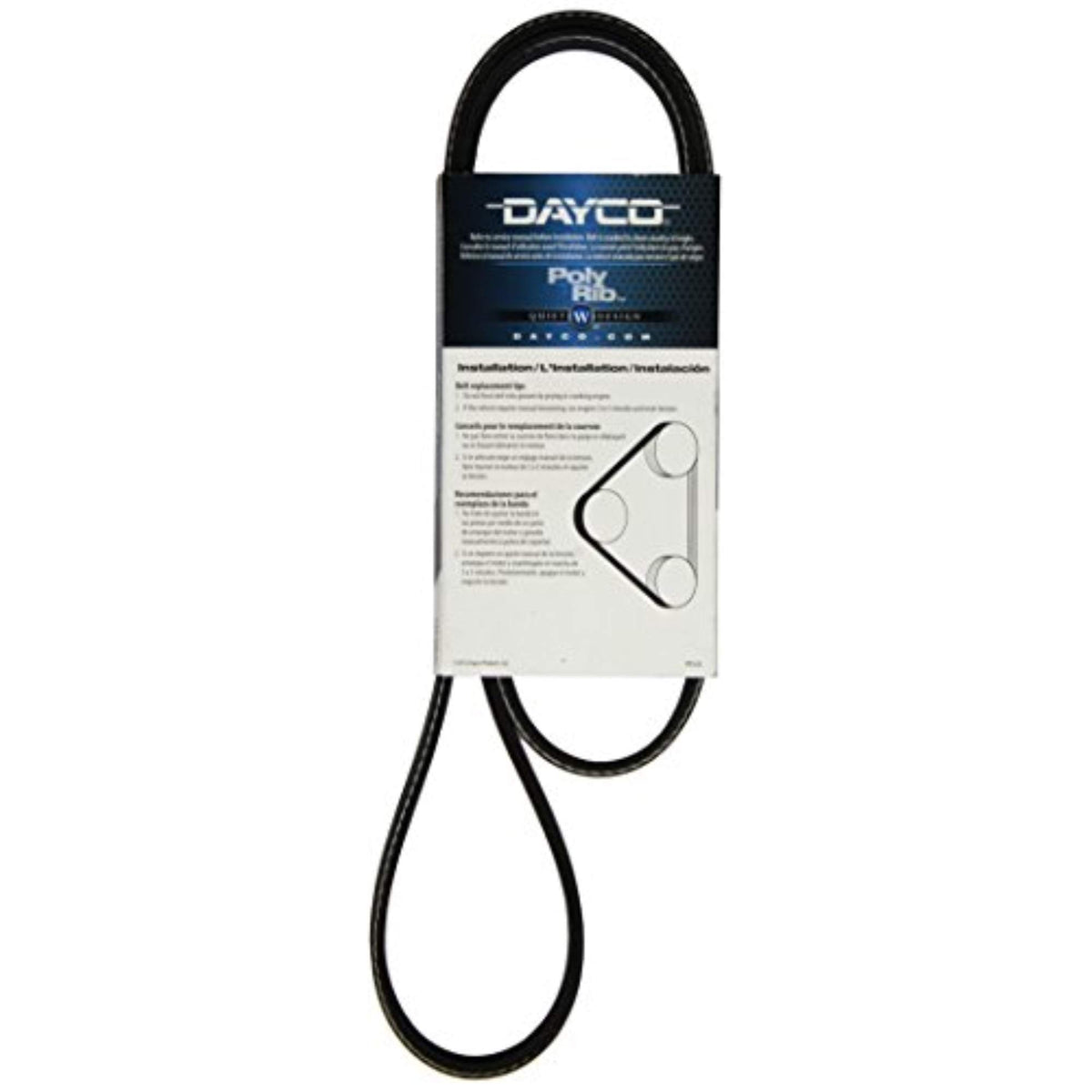 Dayco 5050486 Serpentine Belt , Black