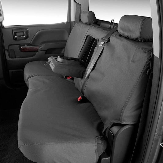 Covercraft SS3501PCCH Covercraft SS3501PCCH - SeatSaver Polycotton 1st Row Charcoal Custom Seat Covers