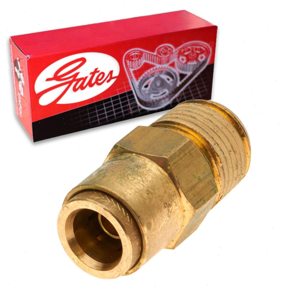 GATES G31100-0606 Gates G31100-0606 AIR BRAKE TO MALE PIPE (SURELOK)