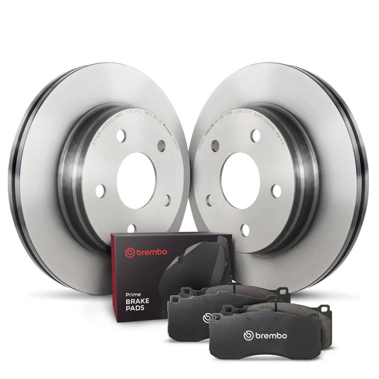 BREMBO KT04208 Brembo KT Series Premium Brake Kit (KT04208) for Audi A4 1999-2001 | High-Performance Brake Pads & Rotors | Direct OE Replacement