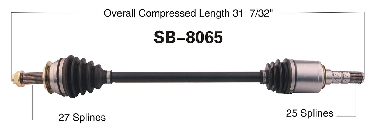 TRAKMOTIVE SB-8065 Trakmotive SB-8065 NEW CV AXLE