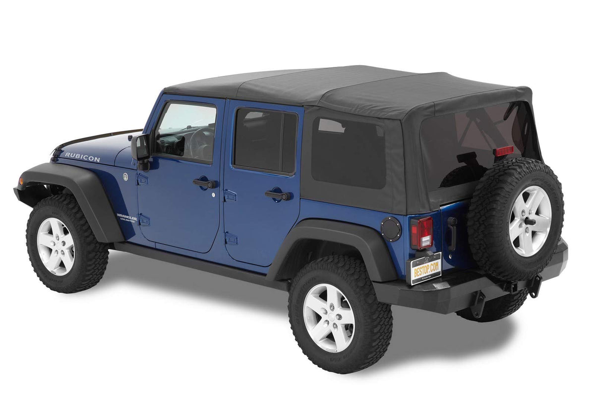 BESTOP 54723-35 Bestop Supertop Black Diamond 5472335 for Jeep Wrangler JK 4-Door 2007-2018