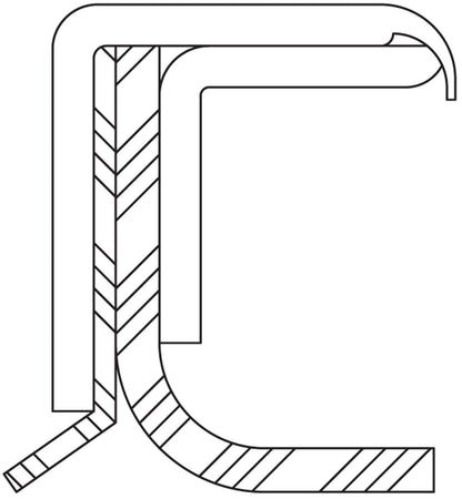 NATIONAL 39803 National 39803 Engine Crankshaft Seal for 1994-2009 Dodge Ram 2500