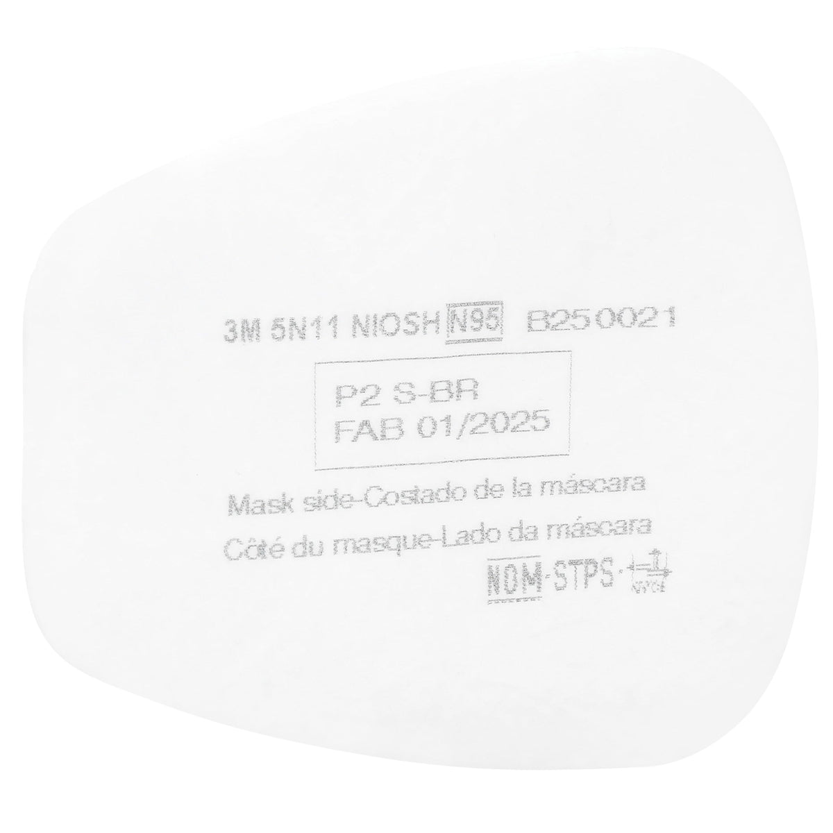 3M 46464 3M N95 Respirator Filter 5N11, 10 Pack