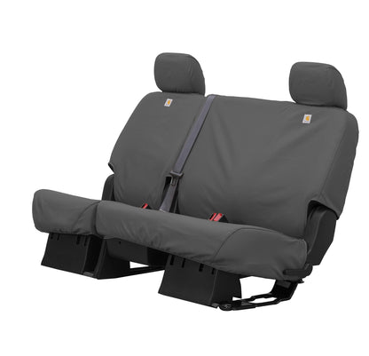 Covercraft SSC8462CAGY Covercraft Carhartt SeatSaver Custom Seat Covers – SSC8462CAGY – 2nd Row 60/40 Bench Seat – Compatible with Select Ford F-250/350 Models, Gravel