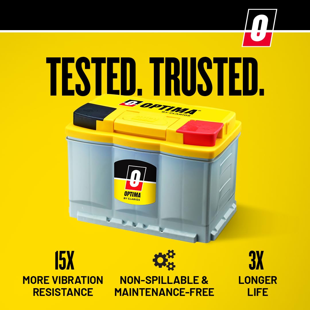 Optima 7094-194 OPTIMA® Batteries High Performance DH7 YELLOWTOP® Sealed AGM Battery