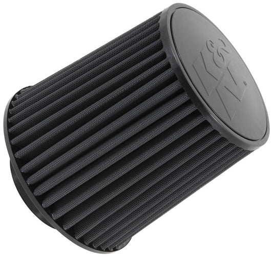 K&N FILTER RU-5171HBK K&N Dryflow Lifetime Universal Clamp-On Air Filter: Dry Synthetic, Washable, Oil-Free: Flange Diameter: 4 In, Filter Height: 8 In, Flange Length: 1.5 In, Shape: Round Tapered, RU-5171HBK