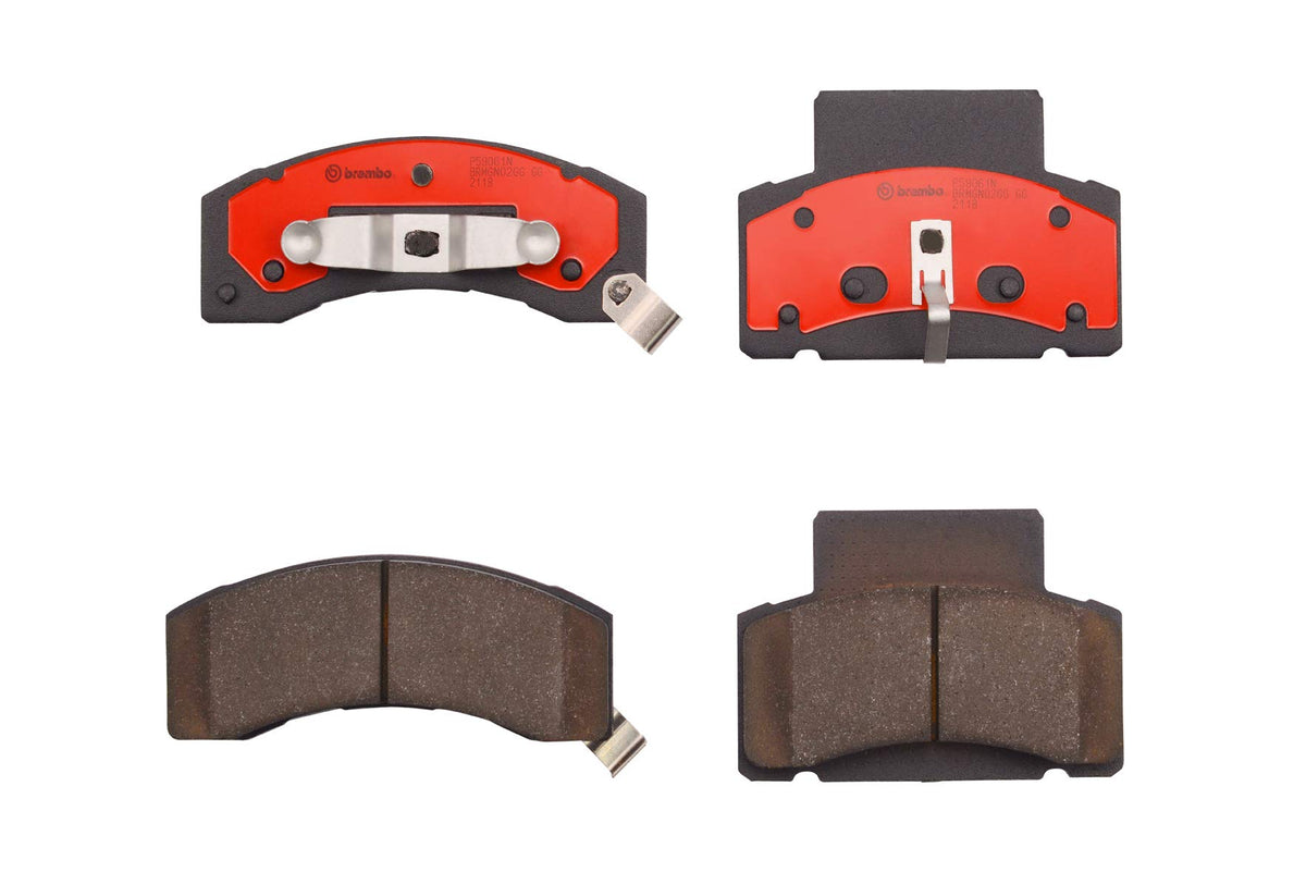 BREMBO P59061N Brembo P59061N Premium Ceramic Front Disc Brake Pad Set CHEVROLET OE# 18045608