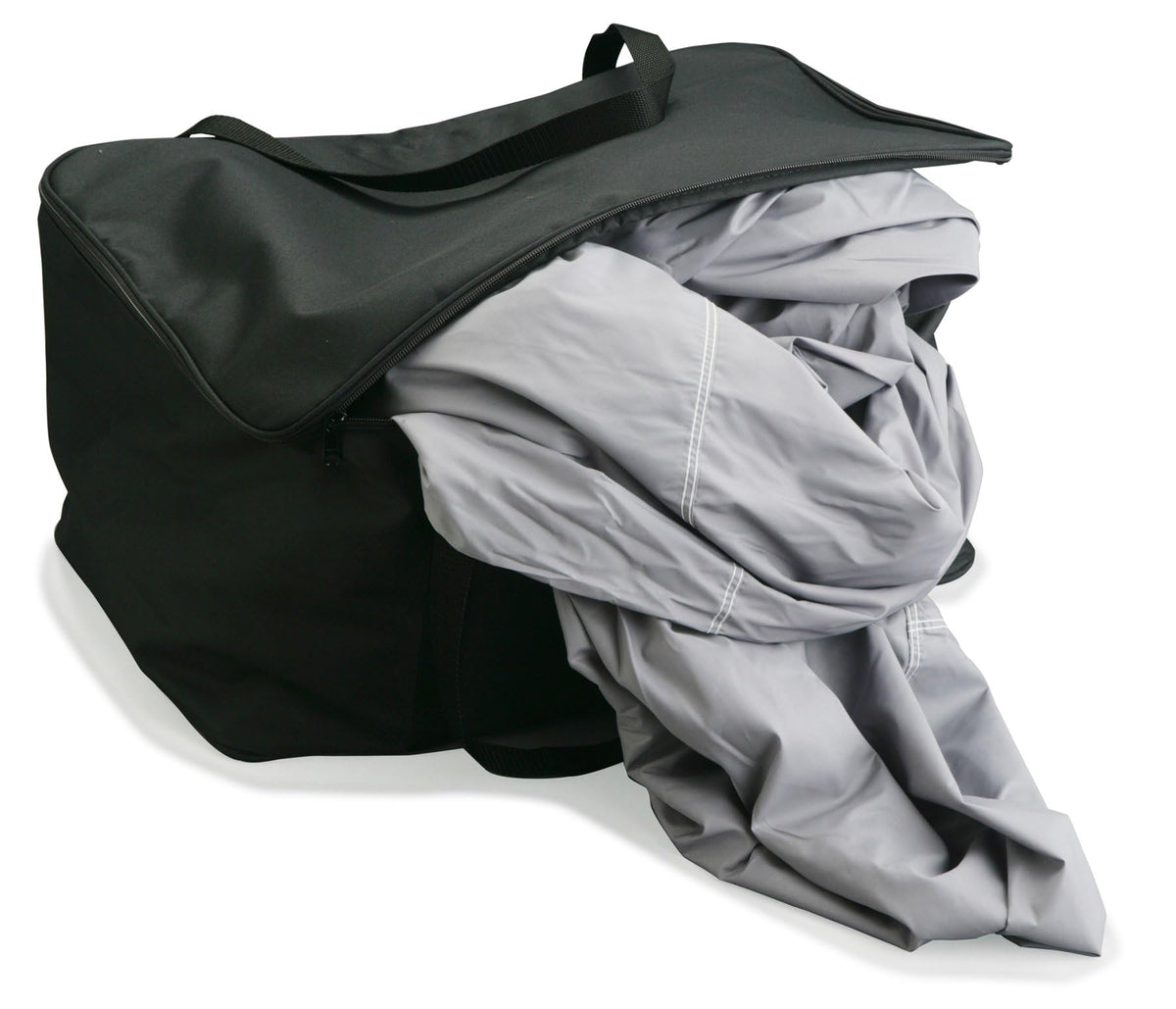 COVERCRAFT ZTOTE1BK Covercraft Zippered Tote Bag - LG Black ZTOTE1BK