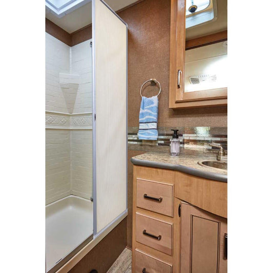 AP PRODUCTS 015-3302 AP Products 015-3302 RV Slow-Roll Shower Screen Door - 48" x 64"