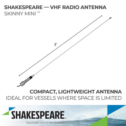 SHAKESPEARE 5250 Shakespeare Low Profile Skinny Mini VHF Antenna - 36"