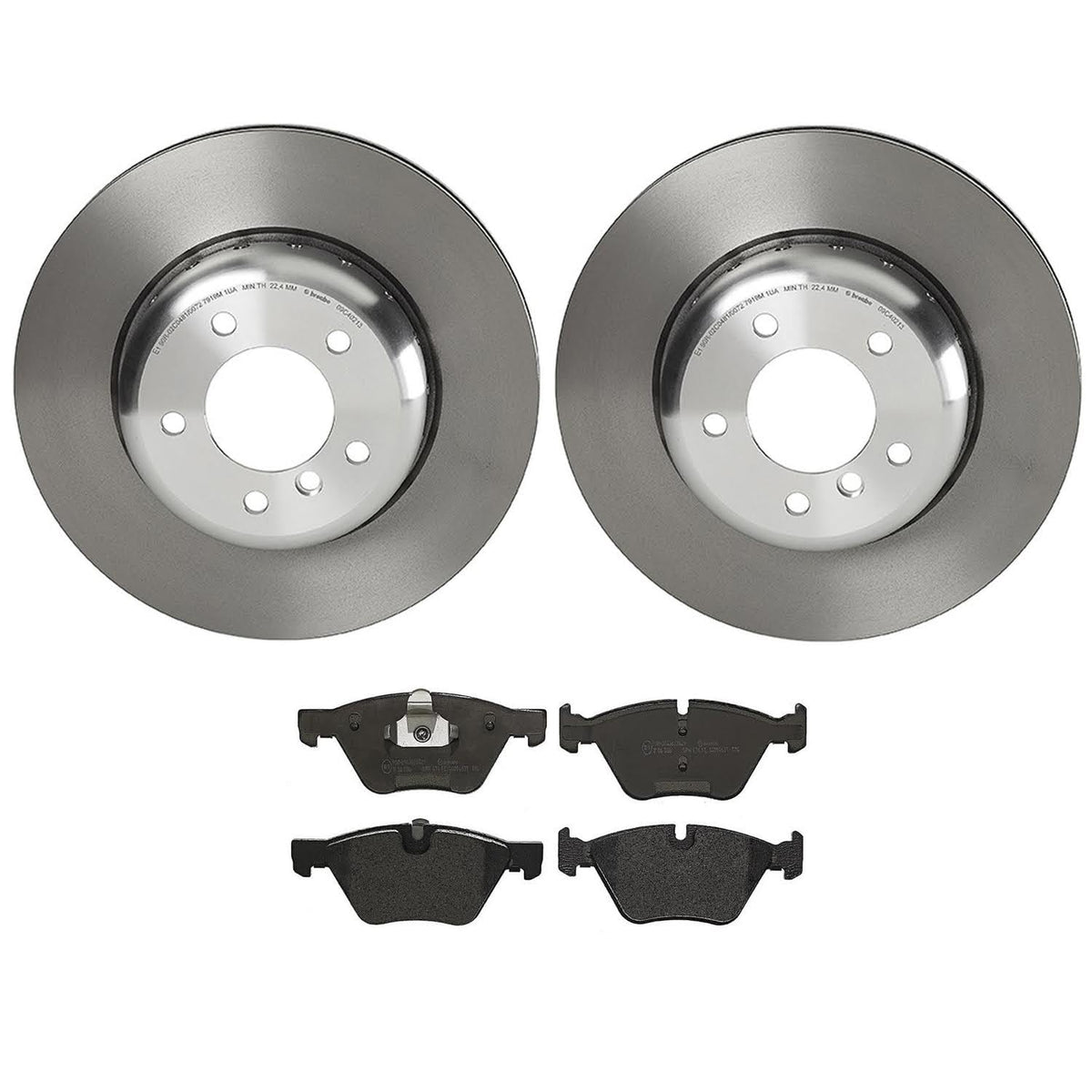 BREMBO KT04515 Brembo KT Series Premium Brake Kit (KT04515) for BMW Z4 2009-2011 | High-Performance Brake Pads & Rotors | Direct OE Replacement