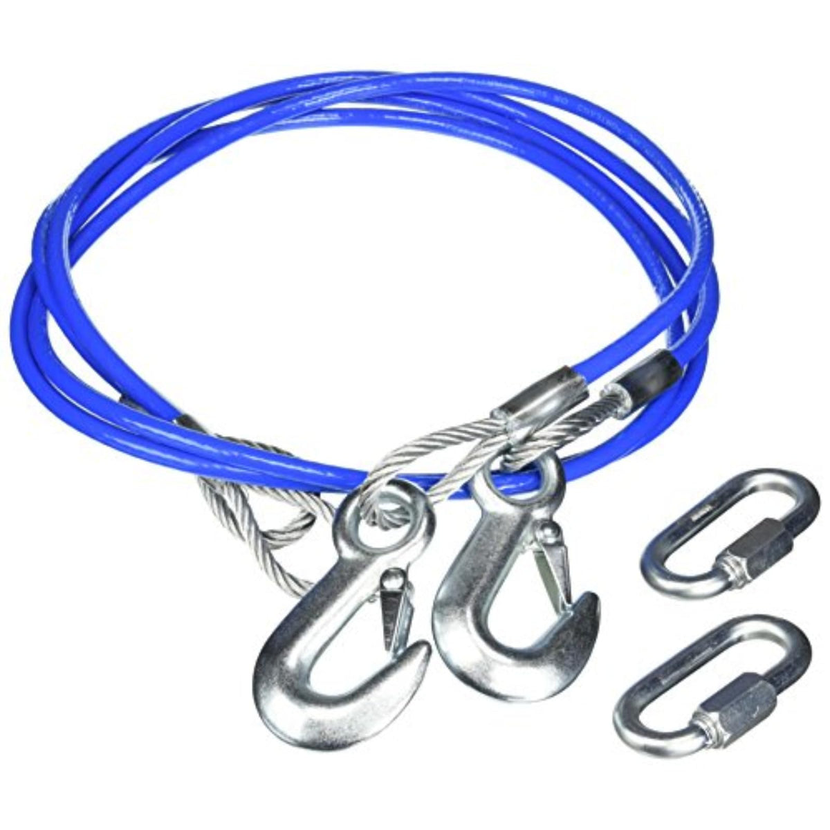 ROADMASTER 645 Roadmaster 645 Pair of Straight Safety Single Hook Cables Compatible with Tow Bars & Towed Vehicles | 64" Long | 8,000 lb Capacity Per Pair | Heavy-Duty Safety Connection During Towing