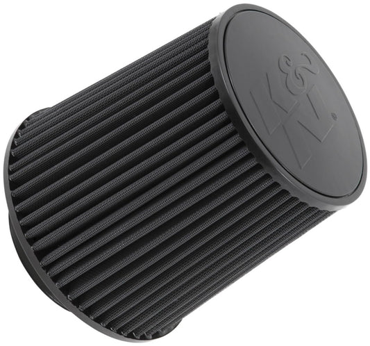 K&N FILTER RU-5283HBK K&N Dryflow Lifetime Universal Clamp-On Air Filter: Dry Synthetic, Washable, Oil-Free: Flange Diameter: 4.5 In, Filter Height: 8 In, Flange Length: 1.5 In, Shape: Round Tapered, RU-5283HBK