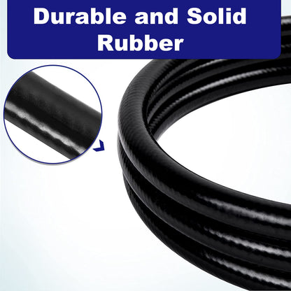 FLAME KING MB106095-96 Flame King 90 Degree Low-Pressure Propane Gas Regulator Hose with Quick Connect for RVs, Grills, Heaters, Burners, 8 Feet - LPRH8