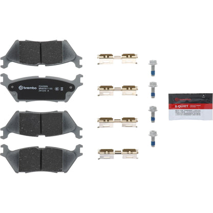 BREMBO P24200N Brembo P24200N Premium Ceramic Rear Disc Brake Pad Set FORD USA OE# FL3Z2200A