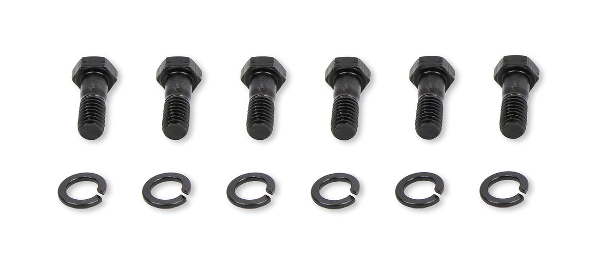 MR GASKET 910 Mr. Gasket Pressure Plate Bolts Chev/Chry, Black